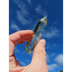 Citrine 6 Gate 12-6-24 Facet Vogel Cut Phi-Crystal