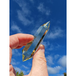 Citrine 6 Gate 12-6-24 Facet Vogel Cut Phi-Crystal