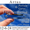 Artus 6 Portale 12-6-24 Facetten Vogel Cut Phi-Kristall