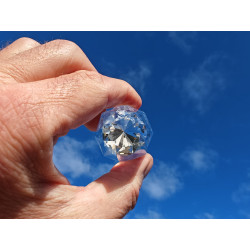 Merlyn 144 Facet Vogel Cut Phi Crystal 122g