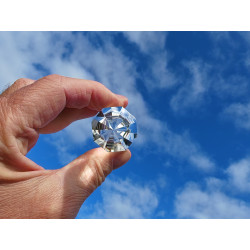 Melek 8 Gate 13-8-21 Facet Vogel Cut Phi Crystal Blue Rutiles