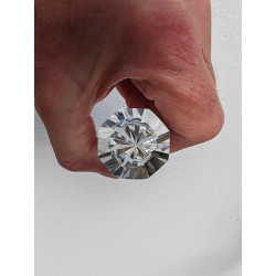 Melek 8 Gate 13-8-21 Facet Vogel Cut Phi Crystal Blue Rutiles