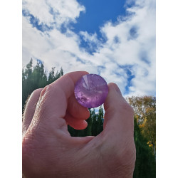 Momo Amethyst 24 Facet Vogel Cut Phi Crystal