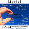 Myriel 6 Gate 18-6-24 Facet Vogel Cut Phi Crystal with Phantom and blue Rutile