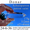 Donar 6 Portale 24-6-36 Facetten Vogel Cut Phi-Kristall mit Phantom