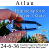 Atlan 6 Gate 24-6-36 Facet Vogel Cut Phi Crystal