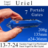 Angel Uriel 7 Gate 13-7- 24 Facet Vogel Cut Phi Crystal