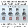 Light Phi Crystal Pyramid INANIA