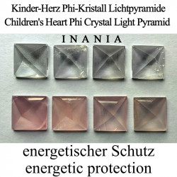 Kinder-Herz Phi-Kristall Lichtpyramide Inania