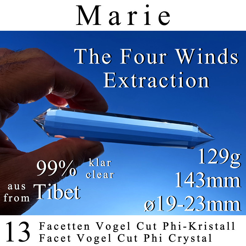 Marie 13 Facet Vogel Cut Phi Crystal The Four Winds Extraction