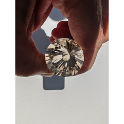 Agape 13-20-33 Facet Vogel Cut Phi Crystal with dark phantom