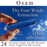 Osam 24 Facetten Vogel Cut Phi-Kristall The Four Winds Extraktion