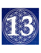 13 Facetten Phi-Kristall für Meditation, frühere Leben, Kraft, Wille und Ausdauer