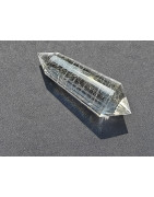 Silbrige Rutile Herzengel Vogel Cut Phi-Kristall